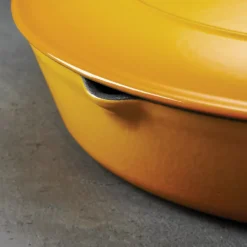 Tramontina Enameled Cast-Iron 4-qt. Covered Braiser 13 Tramontina Enameled Cast-Iron 4-qt. Covered Braiser -Tramontina 1250869 ALT5