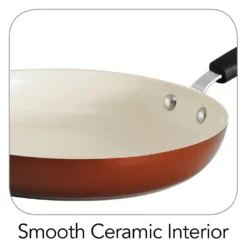Tramontina Ceramica 10-in. Porcelain Enamel Fry Pan -Tramontina 1281635 ALT4