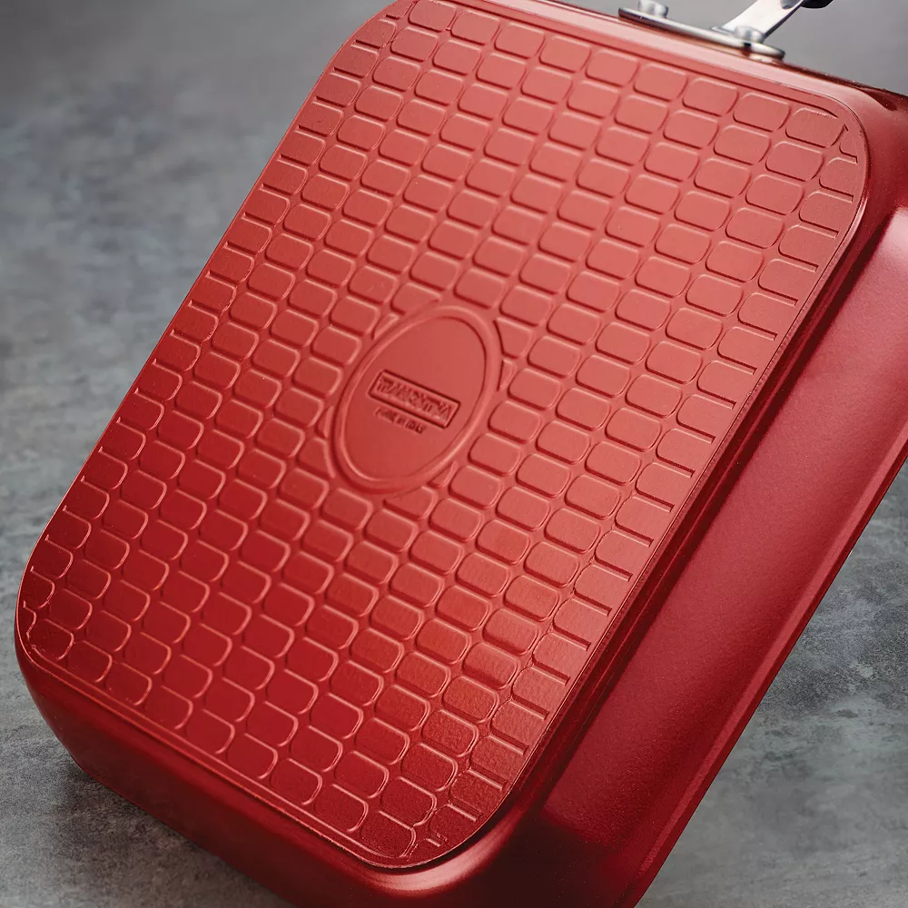 Tramontina Ceramica 11-in. Porcelain Enamel Square Grill Pan 6 Tramontina Ceramica 11-in. Porcelain Enamel Square Grill Pan - Image 4