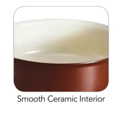 Tramontina Ceramica 3-qt. Porcelain Enamel Covered Saucepan 11 Tramontina Ceramica 3-qt. Porcelain Enamel Covered Saucepan -Tramontina 1281643 ALT4