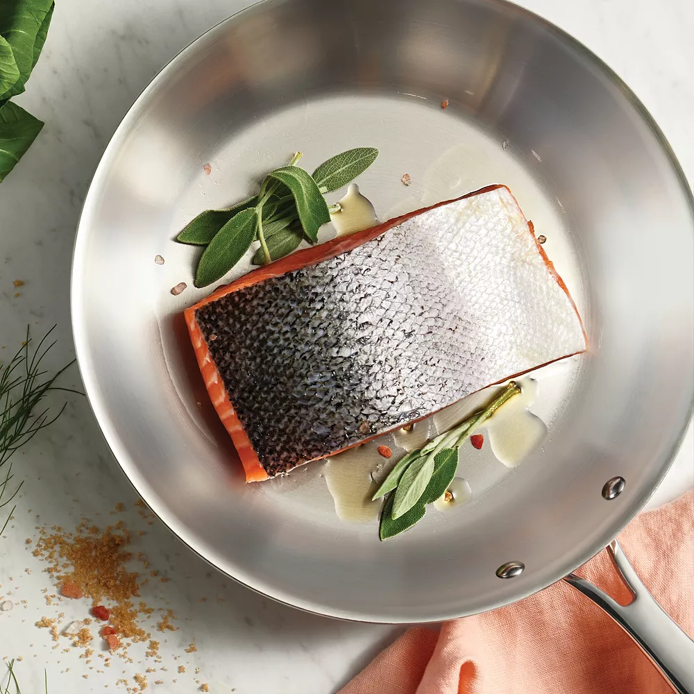 Tramontina Gourmet Tri-Ply Clad Stainless Steel 10-in. Frypan 4 Tramontina Gourmet Tri-Ply Clad Stainless Steel 10-in. Frypan - Image 2