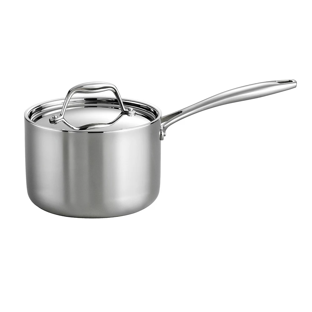 Tramontina Gourmet Tri-Ply Clad Stainless Steel 2-qt. Saucepan 4 Tramontina Gourmet Tri-Ply Clad Stainless Steel 2-qt. Saucepan - Image 2