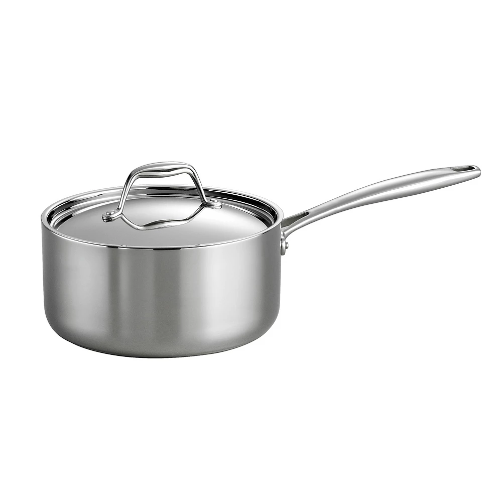 Tramontina Gourmet Tri-Ply Clad Stainless Steel 3-qt. Saucepan 4 Tramontina Gourmet Tri-Ply Clad Stainless Steel 3-qt. Saucepan - Image 2