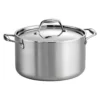 Tramontina Gourmet Tri-Ply Clad Stainless Steel 6-qt. Saucepot 1 Tramontina Gourmet Tri-Ply Clad Stainless Steel 6-qt. Saucepot -Tramontina 2070474