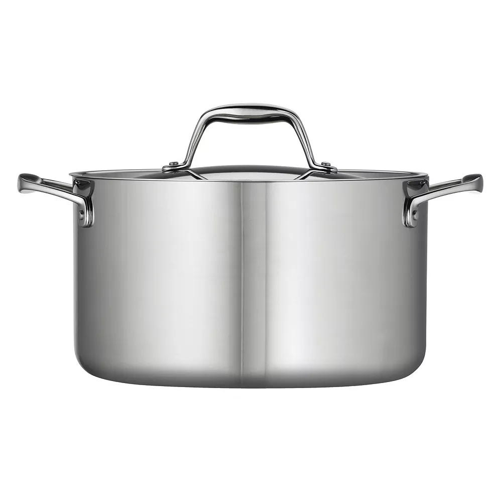 Tramontina Gourmet Tri-Ply Clad Stainless Steel 6-qt. Saucepot 4 Tramontina Gourmet Tri-Ply Clad Stainless Steel 6-qt. Saucepot - Image 2