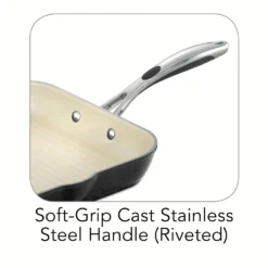 Tramontina Gourmet Ceramica Deluxe 11-in. Square Grill Pan -Tramontina 2073231 ALT3