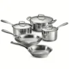 Tramontina Gourmet Prima Tri-Ply Stainless Steel 8-pc. Cookware Set -Tramontina 2251117