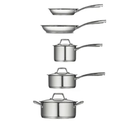 Tramontina Gourmet Prima Tri-Ply Stainless Steel 8-pc. Cookware Set 10 Tramontina Gourmet Prima Tri-Ply Stainless Steel 8-pc. Cookware Set -Tramontina 2251117 ALT2