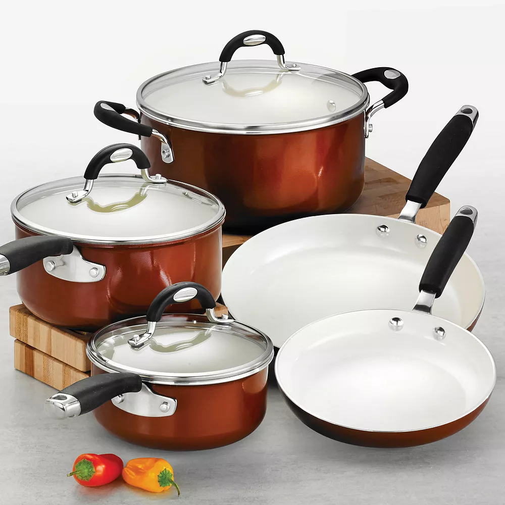 Tramontina Style Ceramica 8-pc. Cookware Set 4 Tramontina Style Ceramica 8-pc. Cookware Set - Image 2