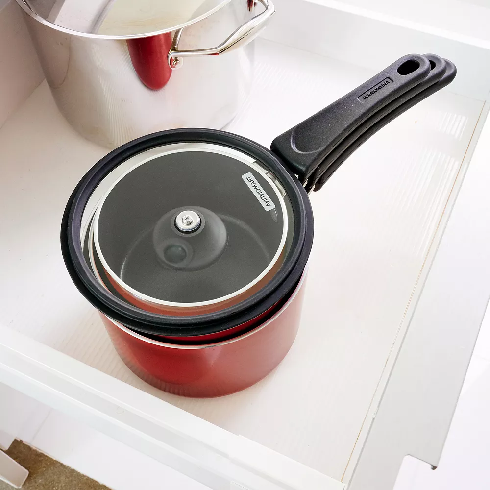 Tramontina Nesting 6-pc. Nonstick Sauce Pan Set 8 Tramontina Nesting 6-pc. Nonstick Sauce Pan Set - Image 6