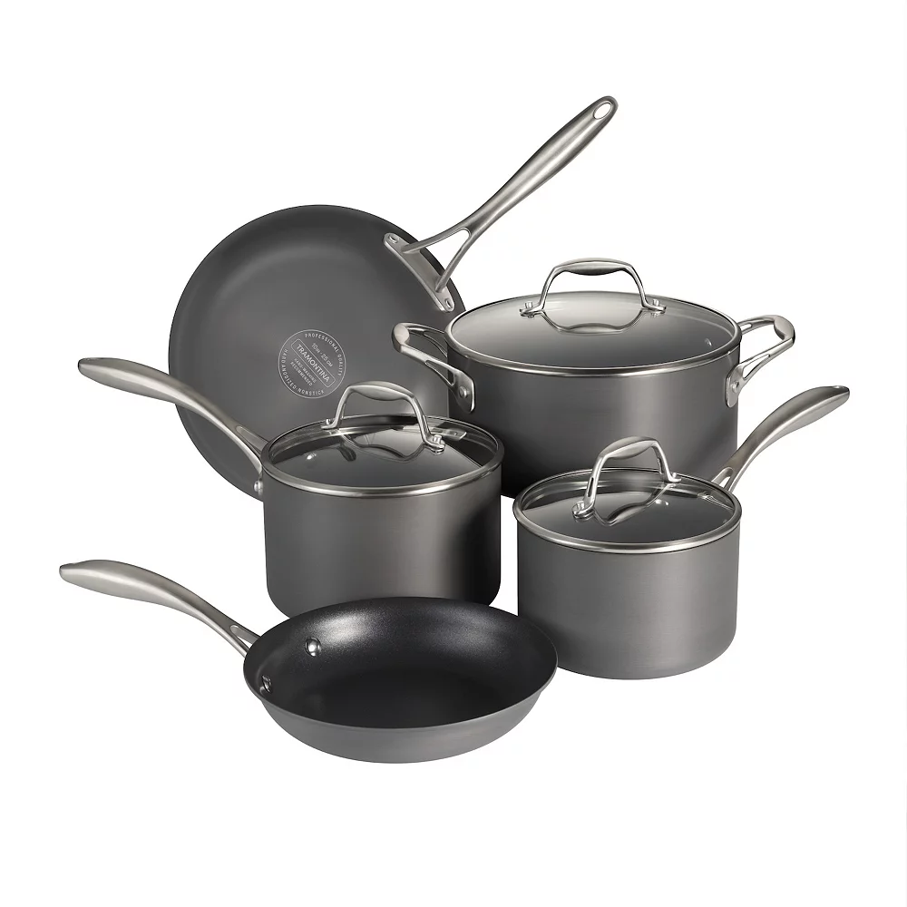 Tramontina Gourmet 8-pc. Hard-Anodized Aluminum Cookware Set 3 Tramontina Gourmet 8-pc. Hard-Anodized Aluminum Cookware Set