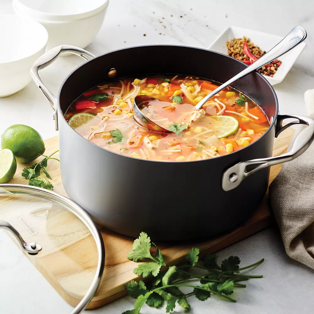 Tramontina 5-qt. Hard-Anodized Aluminum Covered Dutch Oven 5 Tramontina 5-qt. Hard-Anodized Aluminum Covered Dutch Oven - Image 3