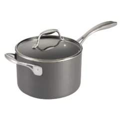 Tramontina 4-qt. Hard-Anodized Aluminum Covered Sauce Pan