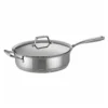Tramontina Prima 5-qt. Stainless Steel Tri-Ply Covered Saute Pan 1 Tramontina Prima 5-qt. Stainless Steel Tri-Ply Covered Saute Pan -Tramontina 620432