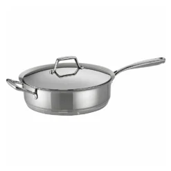 Tramontina Prima 5-qt. Stainless Steel Tri-Ply Covered Saute Pan