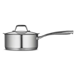 Tramontina Prima 3-qt. Stainless Steel Tri-Ply Covered Saucepan -Tramontina 620437 ALT2