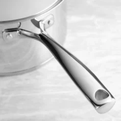 Tramontina Prima 3-qt. Stainless Steel Tri-Ply Covered Saucepan -Tramontina 620437 ALT3