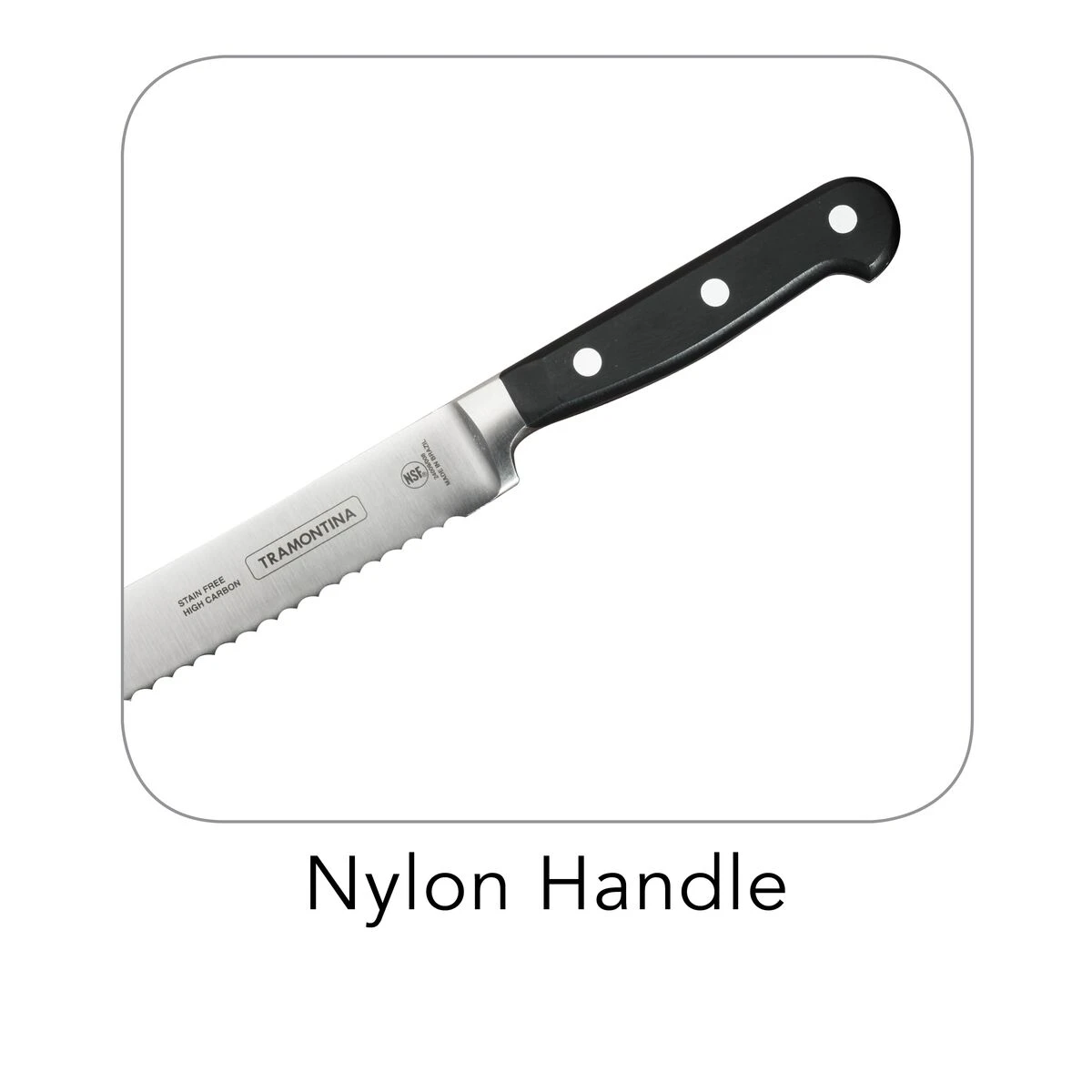 Tramontina Forged 8 In Bread Knife 5 Tramontina Forged 8 In Bread Knife - Image 4