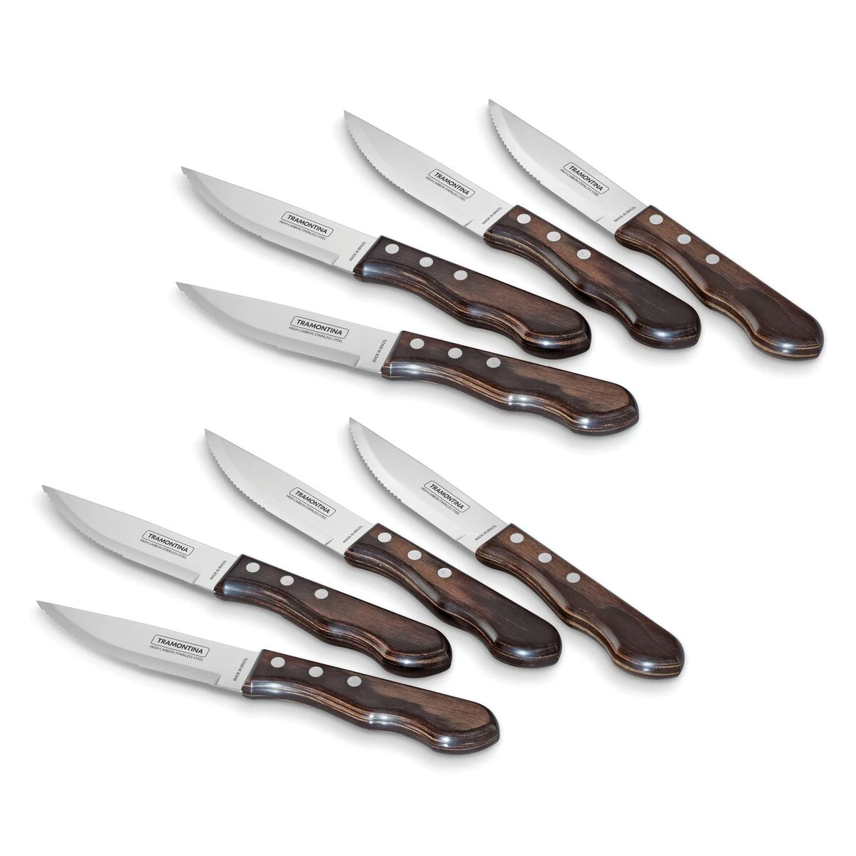Tramontina 8 Pc - 5 In Jumbo Steak Knife Set - Pointed 6 Tramontina 8 Pc - 5 In Jumbo Steak Knife Set - Pointed - Image 4