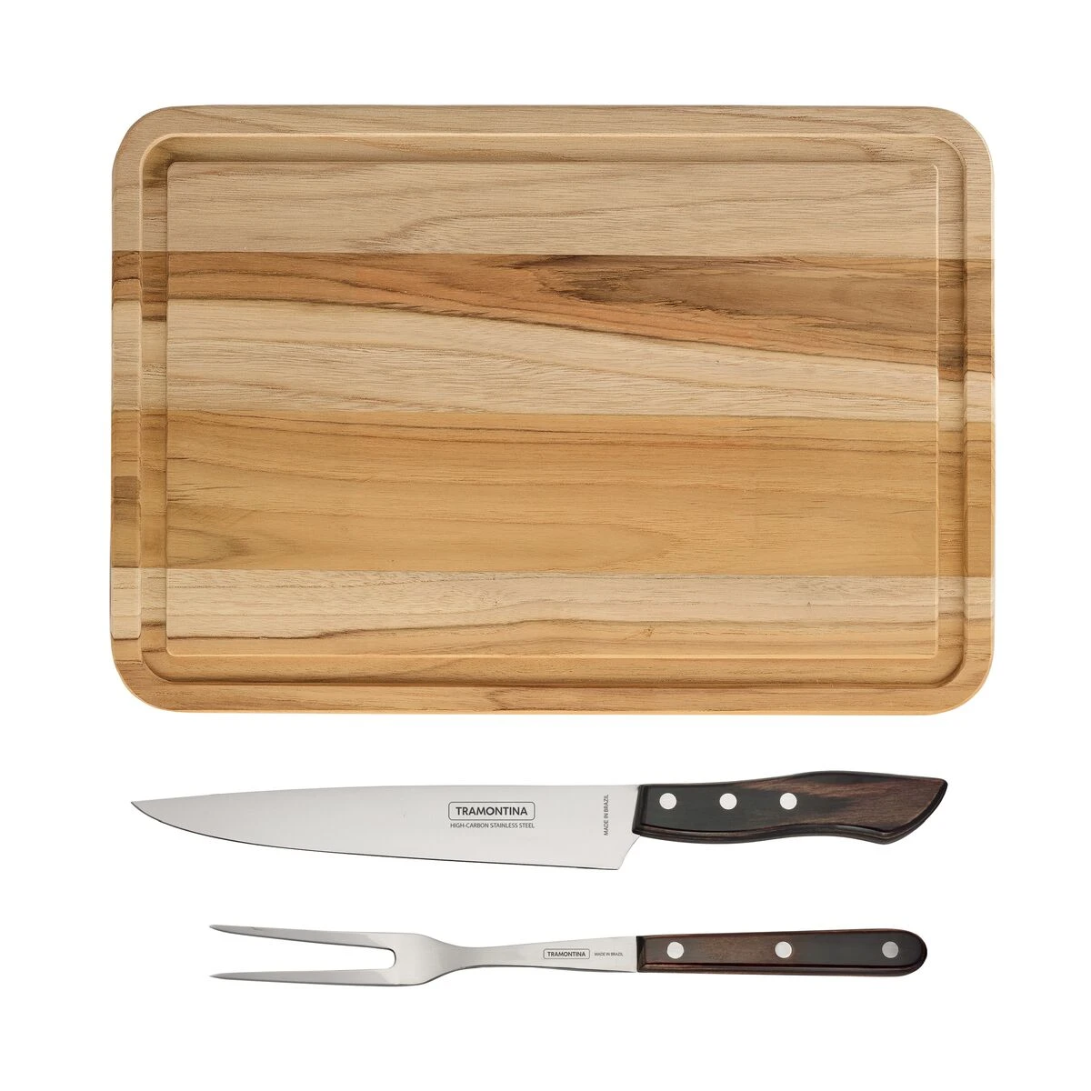 Tramontina Churrasco BBQ 3 Pc Carving And Cutting Board Set 5 Tramontina Churrasco BBQ 3 Pc Carving And Cutting Board Set - Image 3