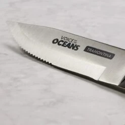 Tramontina 4 Pk - 5 In Steak Knives - Voice Of The Oceans Limited Edition 12 Tramontina 4 Pk - 5 In Steak Knives - Voice Of The Oceans Limited Edition -Tramontina 80015016IXM004G