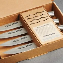 Tramontina 4 Pk - 5 In Steak Knives - Voice Of The Oceans Limited Edition 11 Tramontina 4 Pk - 5 In Steak Knives - Voice Of The Oceans Limited Edition -Tramontina 80015016IXM005G