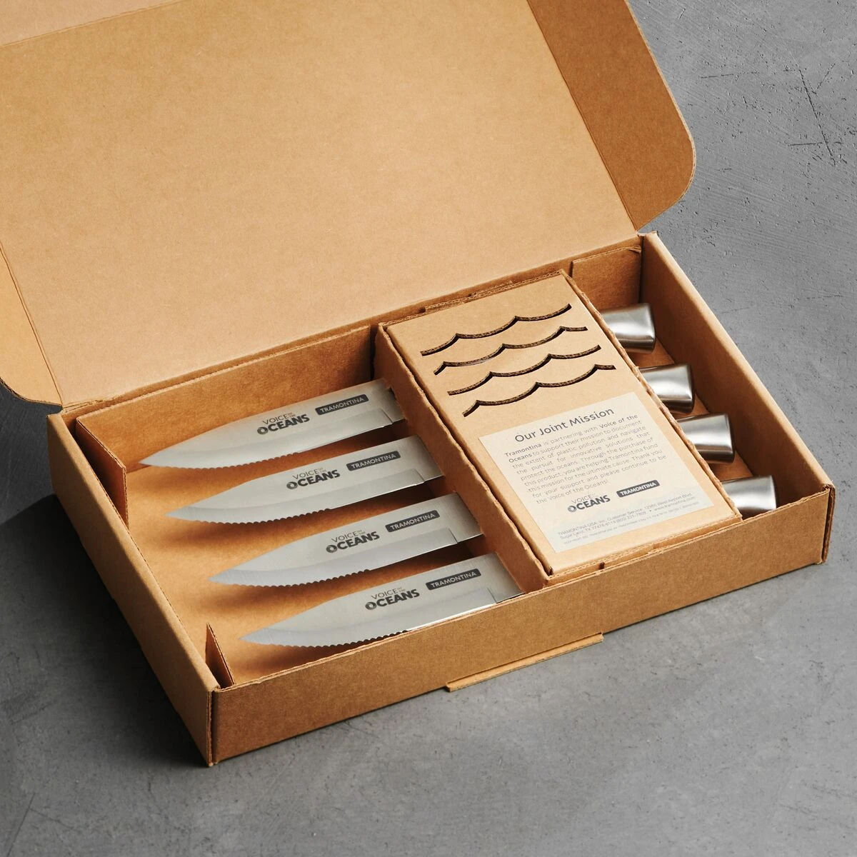 Tramontina 4 Pk - 5 In Steak Knives - Voice Of The Oceans Limited Edition 4 Tramontina 4 Pk - 5 In Steak Knives - Voice Of The Oceans Limited Edition - Image 2