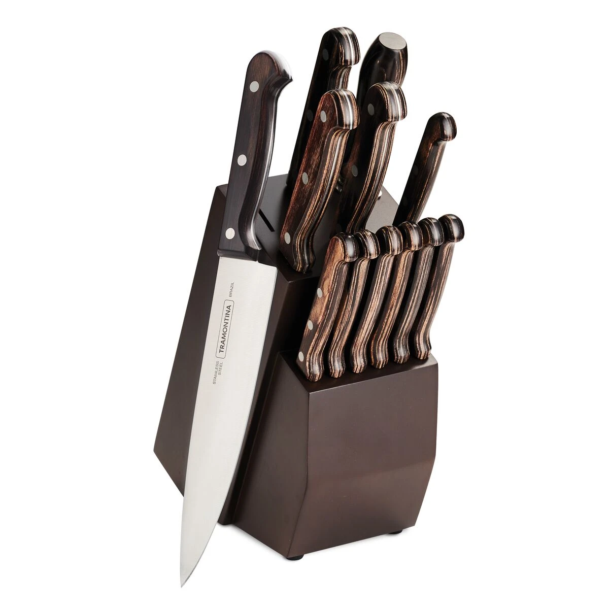 Tramontina 13 Pc Cutlery Block Set 8 Tramontina 13 Pc Cutlery Block Set - Image 6