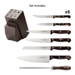 Tramontina 13 Pc Cutlery Block Set 11 Tramontina 13 Pc Cutlery Block Set -Tramontina 80019012IXM003G