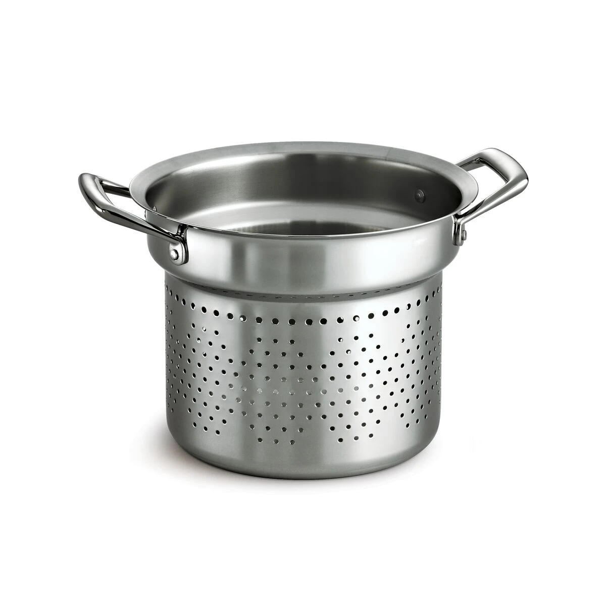 Tramontina Stainless Steel Pasta Insert To Fit Prima 8 Qt Stock Pot (ø24 Cm) 6 Tramontina Stainless Steel Pasta Insert To Fit Prima 8 Qt Stock Pot (ø24 Cm) - Image 4