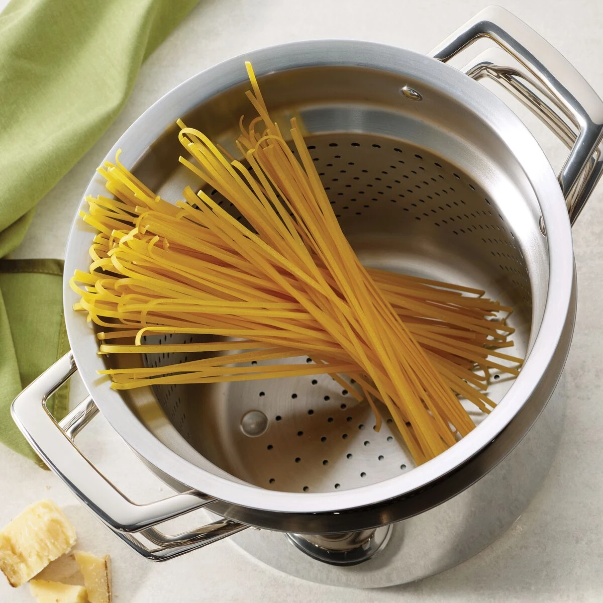 Tramontina Stainless Steel Pasta Insert To Fit Prima 8 Qt Stock Pot (ø24 Cm) 3 Tramontina Stainless Steel Pasta Insert To Fit Prima 8 Qt Stock Pot (ø24 Cm)