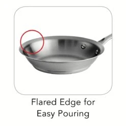 Tramontina 8 In Prima Fry Pan - Stainless Steel -Tramontina 80101019IXI002G