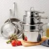 Tramontina Prima 10 Pc Stainless Steel Cookware Set -Tramontina 80101202PRM001G