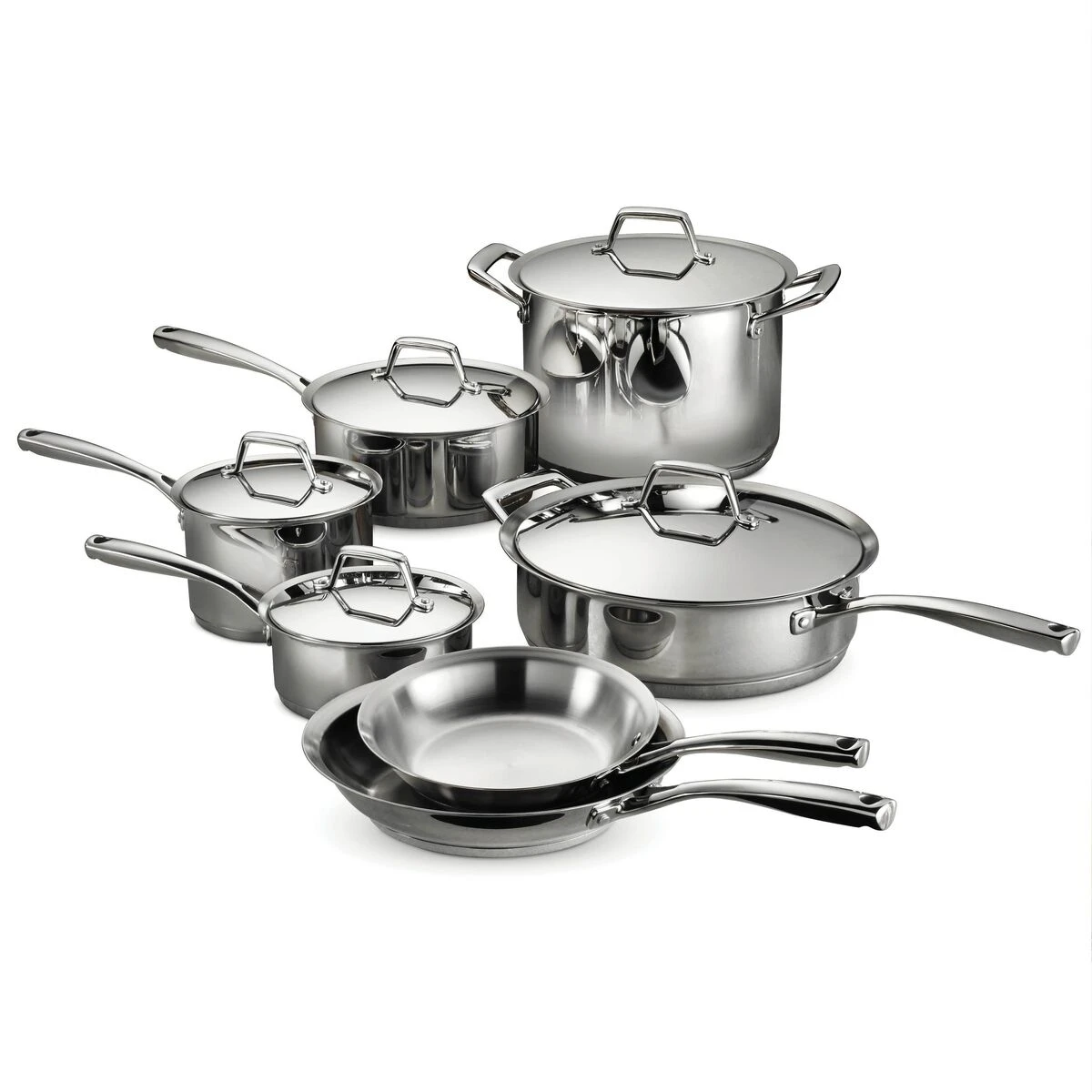 Tramontina Prima 12 Pc Stainless Steel Cookware Set 4 Tramontina Prima 12 Pc Stainless Steel Cookware Set - Image 2