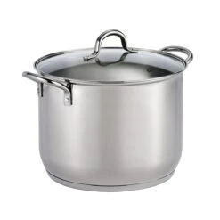 Tramontina 16 Qt Covered Stainless Steel Stock Pot 12 Tramontina 16 Qt Covered Stainless Steel Stock Pot -Tramontina 80104120IXM001G