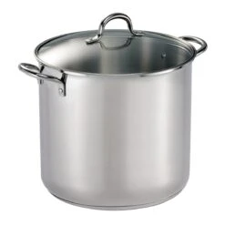 Tramontina 24 Qt Covered Stainless Steel Stock Pot 13 Tramontina 24 Qt Covered Stainless Steel Stock Pot -Tramontina 80104123IXM001G