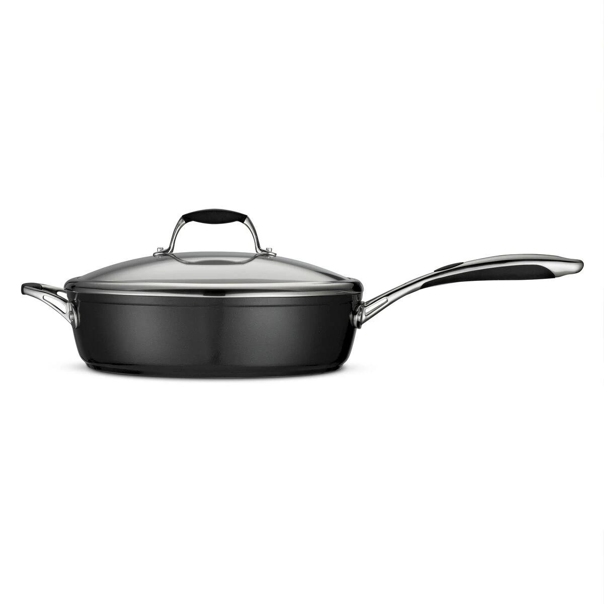 Tramontina 11 In Ceramic Covered Deep Skillet - Black 9 Tramontina 11 In Ceramic Covered Deep Skillet - Black - Image 7
