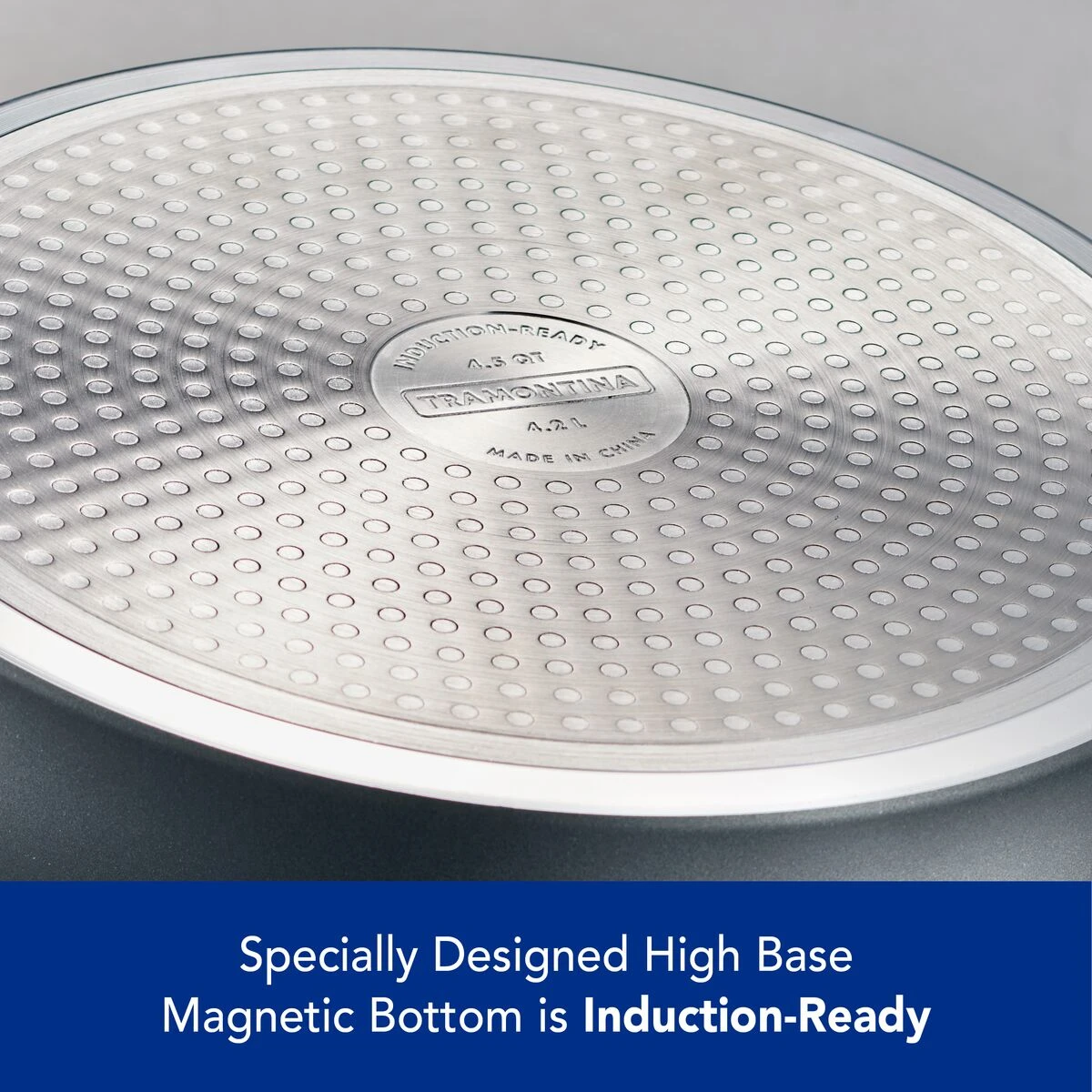 Tramontina 9 Pc Induction Nonstick Cookware Set - Slate Gray 4 Tramontina 9 Pc Induction Nonstick Cookware Set - Slate Gray - Image 2