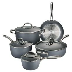 Tramontina 9 Pc Induction Nonstick Cookware Set - Slate Gray 17 Tramontina 9 Pc Induction Nonstick Cookware Set - Slate Gray -Tramontina 80110029IXM001G