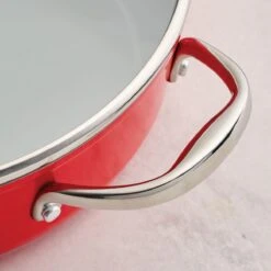 Tramontina 10 Pc Cold-Forged Induction Ceramic Cookware Set - Red 20 Tramontina 10 Pc Cold-Forged Induction Ceramic Cookware Set - Red -Tramontina 80110032IXM003G