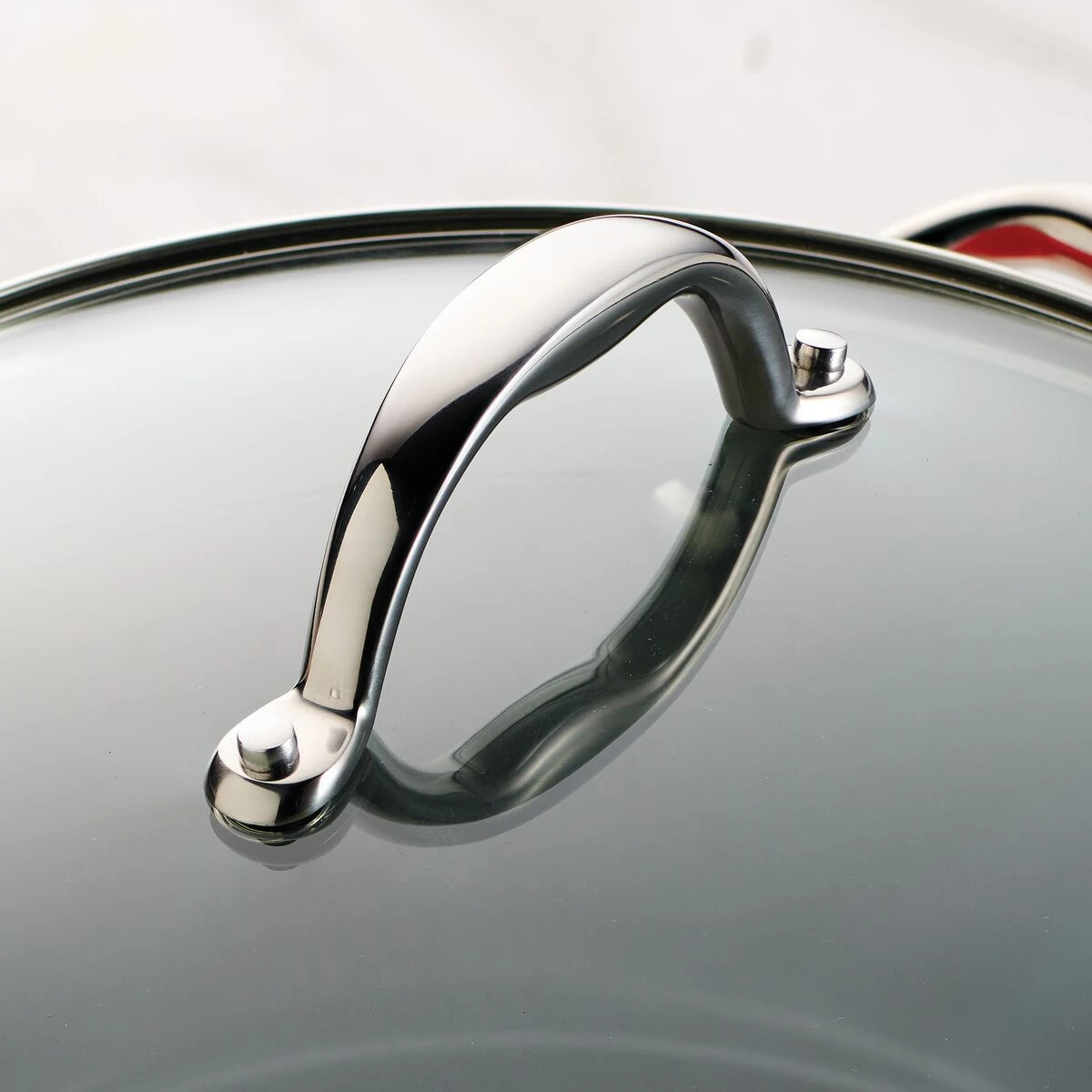 Tramontina 10 Pc Cold-Forged Induction Ceramic Cookware Set - Red 8 Tramontina 10 Pc Cold-Forged Induction Ceramic Cookware Set - Red - Image 6