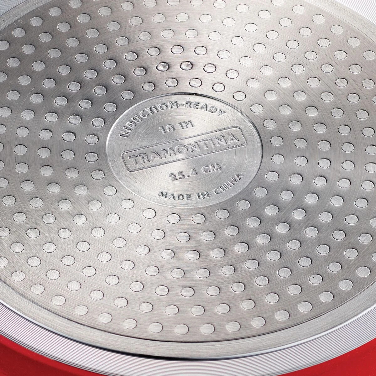 Tramontina 10 Pc Cold-Forged Induction Ceramic Cookware Set - Red 6 Tramontina 10 Pc Cold-Forged Induction Ceramic Cookware Set - Red - Image 4