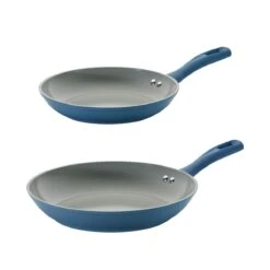 Tramontina 2 Pk 10 In And 12 In Aluminum Saute Pans - Blue 17 Tramontina 2 Pk 10 In And 12 In Aluminum Saute Pans - Blue -Tramontina 80110039IXM002G