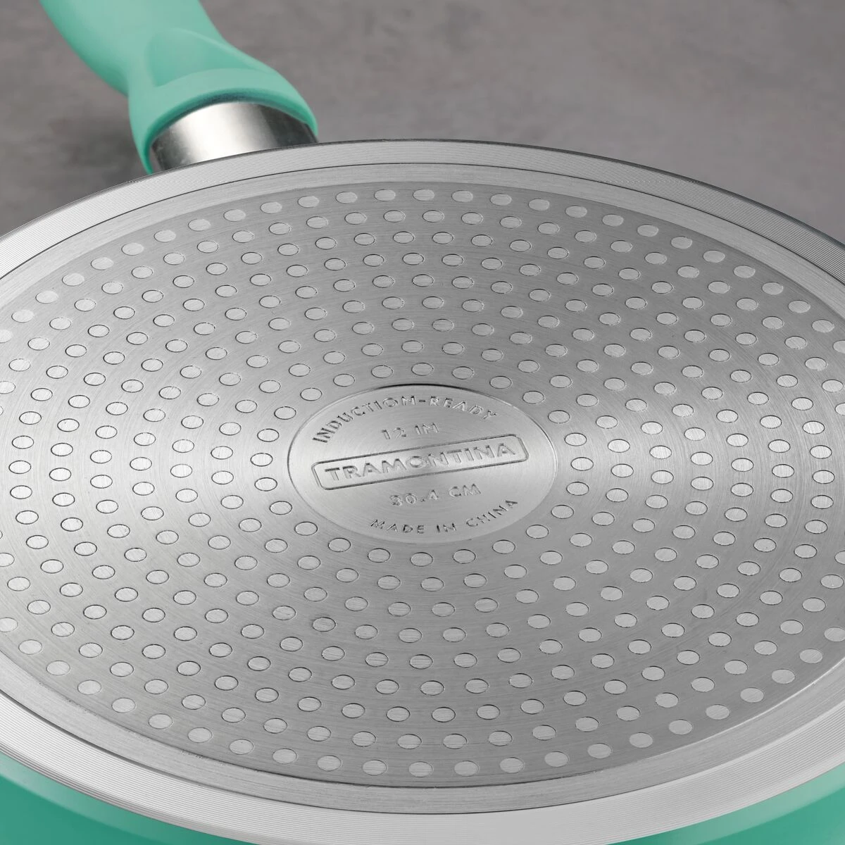 Tramontina 2 Pk 10 In And 12 In Aluminum Saute Pans Teal 6 Tramontina 2 Pk 10 In And 12 In Aluminum Saute Pans Teal - Image 4