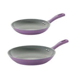 Tramontina 2 Pk 10 In And 12 In Aluminum Saute Pans Purple -Tramontina 80110041IXM002G