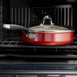 Tramontina Ceramica 11 In Covered Deep Skillet - Metallic Copper 17 Tramontina Ceramica 11 In Covered Deep Skillet - Metallic Copper -Tramontina 80110045IXM003G