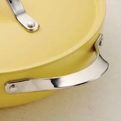 Tramontina All In One Plus Pan, 5 Qt Ceramic Non Stick - Mustard Yellow 28 Tramontina All In One Plus Pan, 5 Qt Ceramic Non Stick - Mustard Yellow -Tramontina 80110082IXM003G