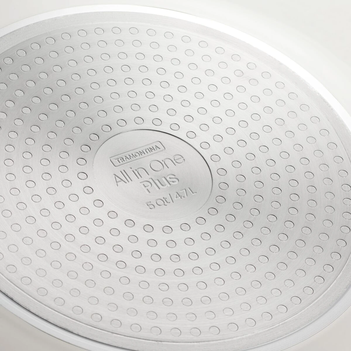 Tramontina All In One Plus Pan, 5 Qt Ceramic Non Stick - Parchment White 9 Tramontina All In One Plus Pan, 5 Qt Ceramic Non Stick - Parchment White - Image 7