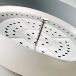 Tramontina All In One Plus Pan, 5 Qt Ceramic Non Stick - Parchment White 21 Tramontina All In One Plus Pan, 5 Qt Ceramic Non Stick - Parchment White -Tramontina 80110083IXM008G