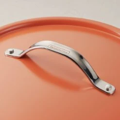 Tramontina All In One Plus Pan, 5 Qt Ceramic Non Stick - Persimmon Orange -Tramontina 80110084IXM005G